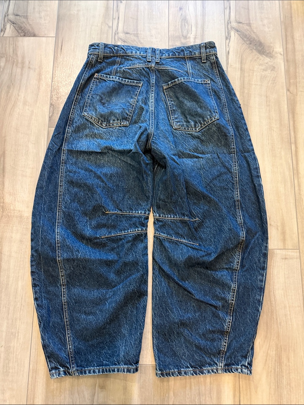 Free People We The Free Good Luck Barrel Leg Wide Leg Jeans. New without tags. - Picture 10 of 10